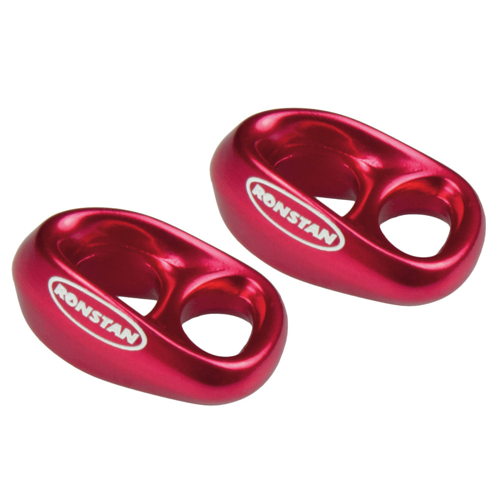 Ronstan Shock - 3/16" Line - 1/4" Webbing - Red - Pair — marine hardware