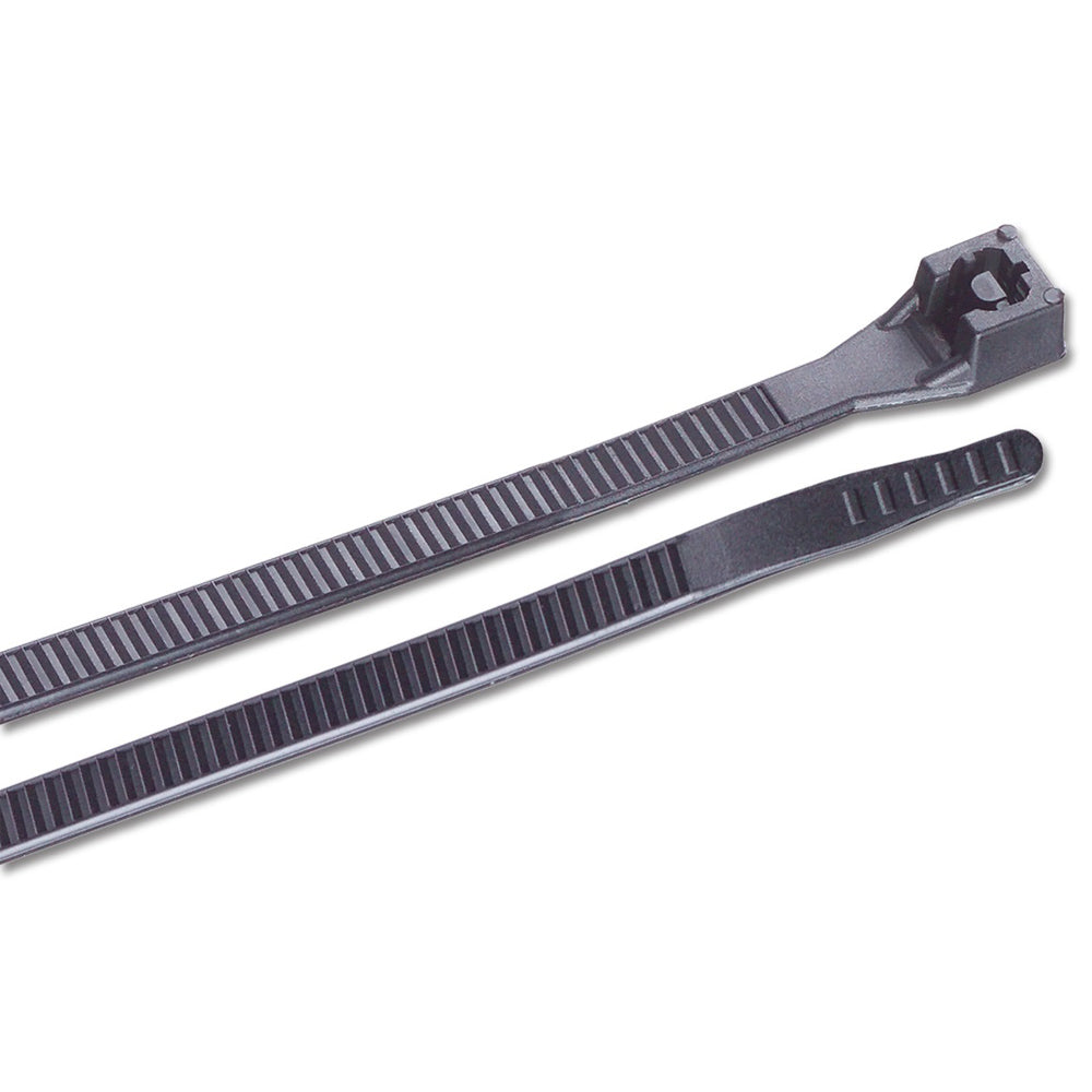Ancor 11" UV Black Standard Cable Zip Ties - 25 pack — marine wire management