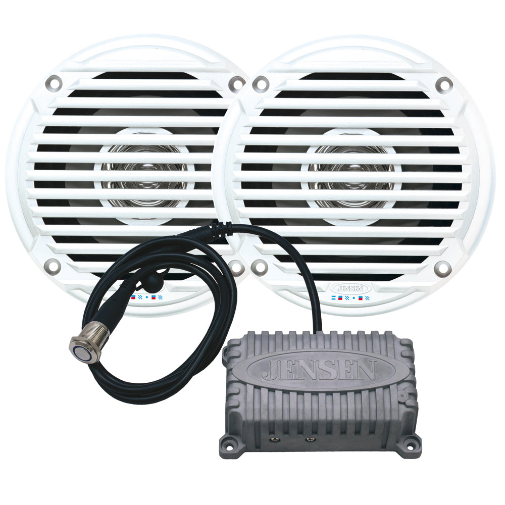 JENSEN CPM50 Bluetooth Package - Amplifier & 5" Speakers — marine amplifiers