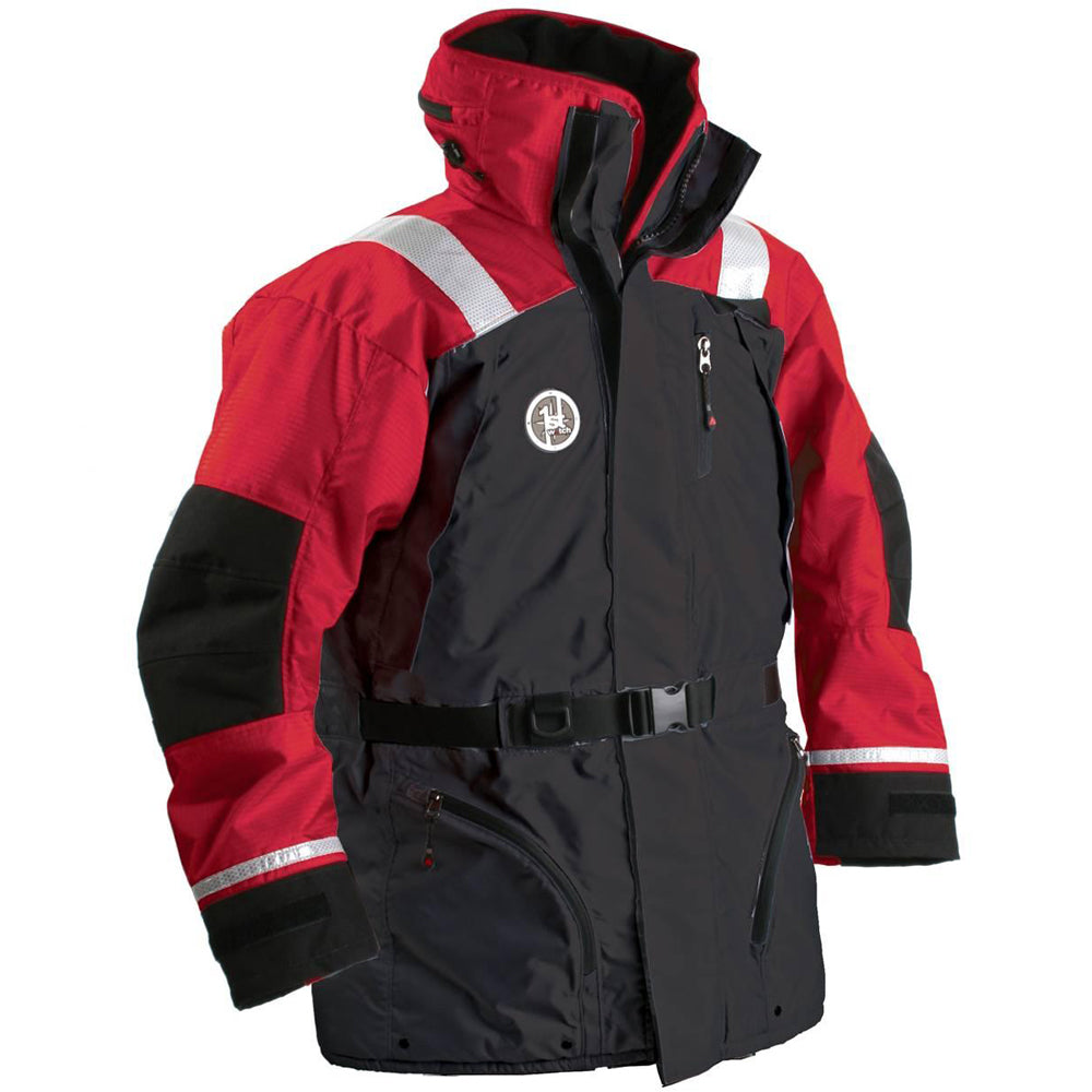 First Watch AC-1100 Flotation Coat - Red/Black - 3XL — marine flotation coats/pants
