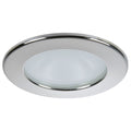 Quick Kai XP Downlight LED - 6W, IP66, Screw Mounted - Round Stainless Bezel, Round Daylight Light — marine dome/down lights