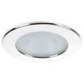 Quick Kai XP Downlight LED - 4W, IP66, Spring Mounted - Round White Bezel, Round Daylight Light — marine dome/down lights