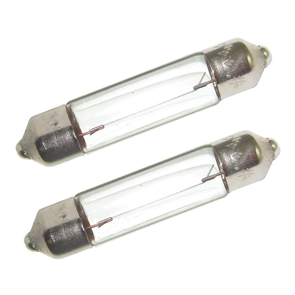 Perko Double Ended Festoon Bulbs - 12V, 10W, .74A - Pair — marine bulbs