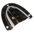 Perko Clam Shell Ventilator - Chrome Plated Brass - 4" x 3-3/4" — marine vents