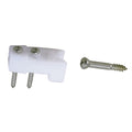 Perko Door Catches - White Nylon/Stainless - Pair — marine latches