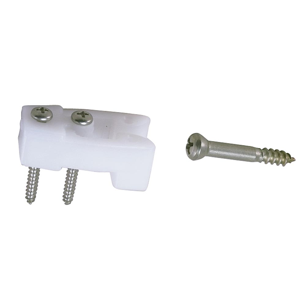 Perko Door Catches - White Nylon/Stainless - Pair — marine latches