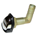 Perko Gas Tank Vent w/Swivel Elbow - Chrome/Black — marine fittings
