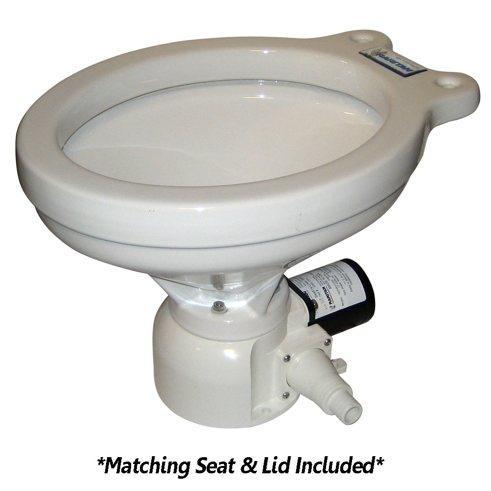 Raritan Sea Era Toilet - Household Style - Remote Intake Pump - Straight & 90° Discharge - Smart Toilet Control - 12v — marine marine sanitation