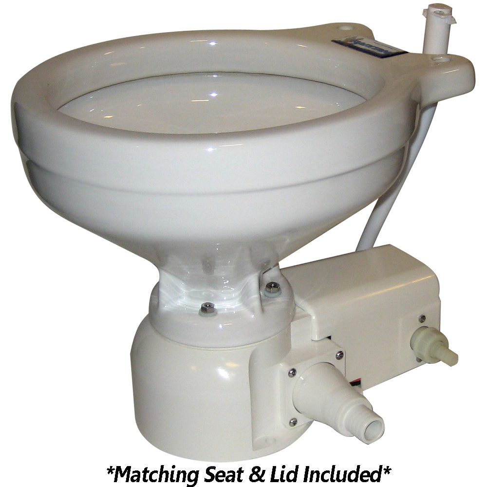 Raritan Sea Era Toilet - Marine Size - Freshwater Solenoid - Straight & 90° Discharge - Smart Toilet Control - 12v — marine marine sanitation