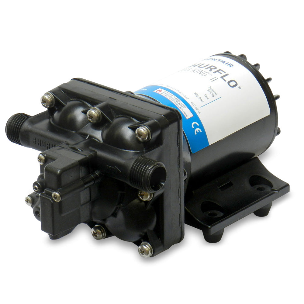 Shurflo by Pentair AQUA KING™ II Standard Fresh Water Pump - 12 VDC, 3.0 GPM — marine washdown / pressure pumps