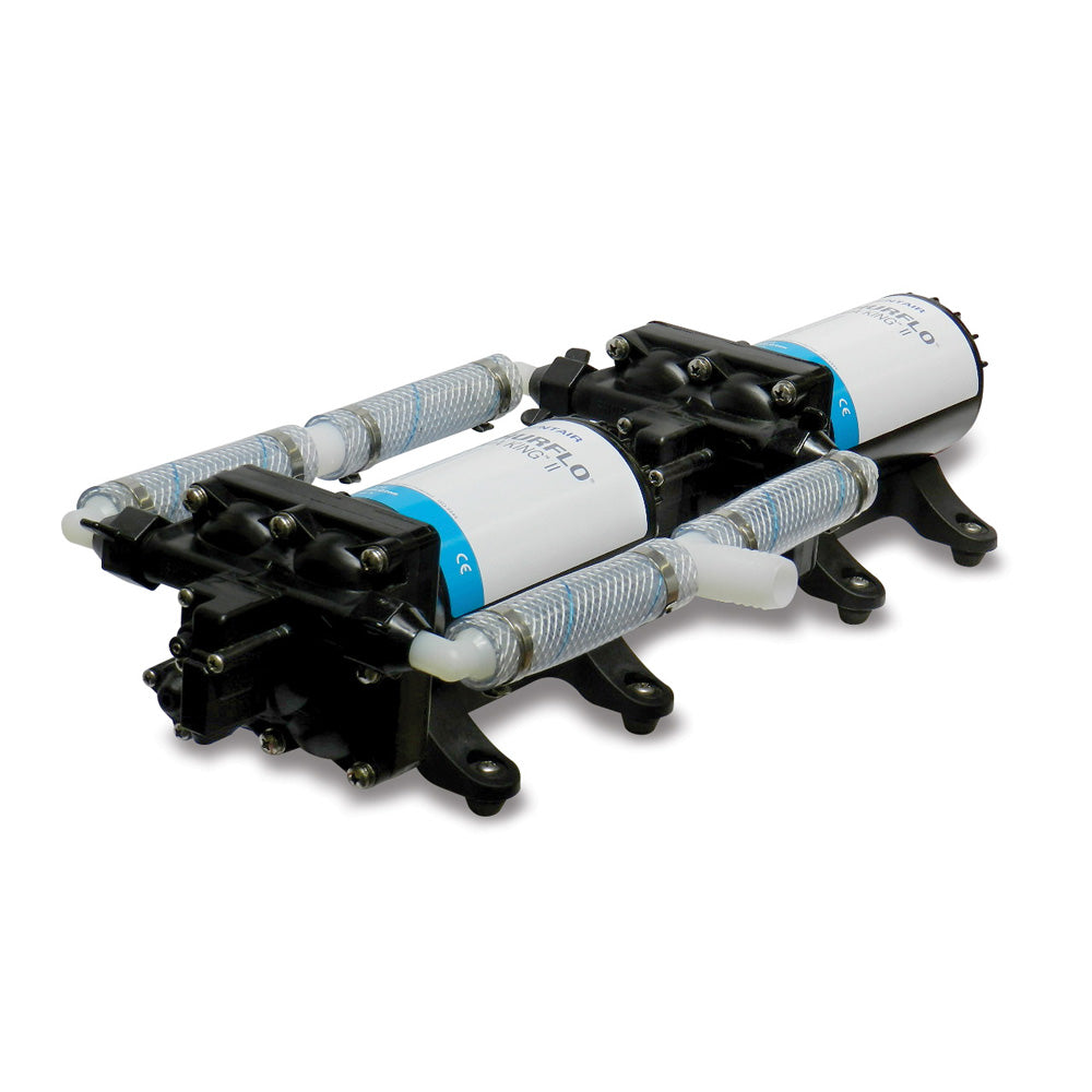 Shurflo by Pentair High Flow Dual Pump System - 24 VDC, 10.0 GPM — marine washdown / pressure pumps