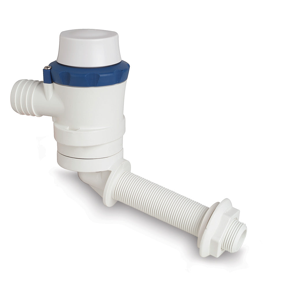 Shurflo by Pentair PIRANHA™ Angled Port Aerator 600 Livewell Pump - 12 VDC, 600 GPH — marine livewell pumps