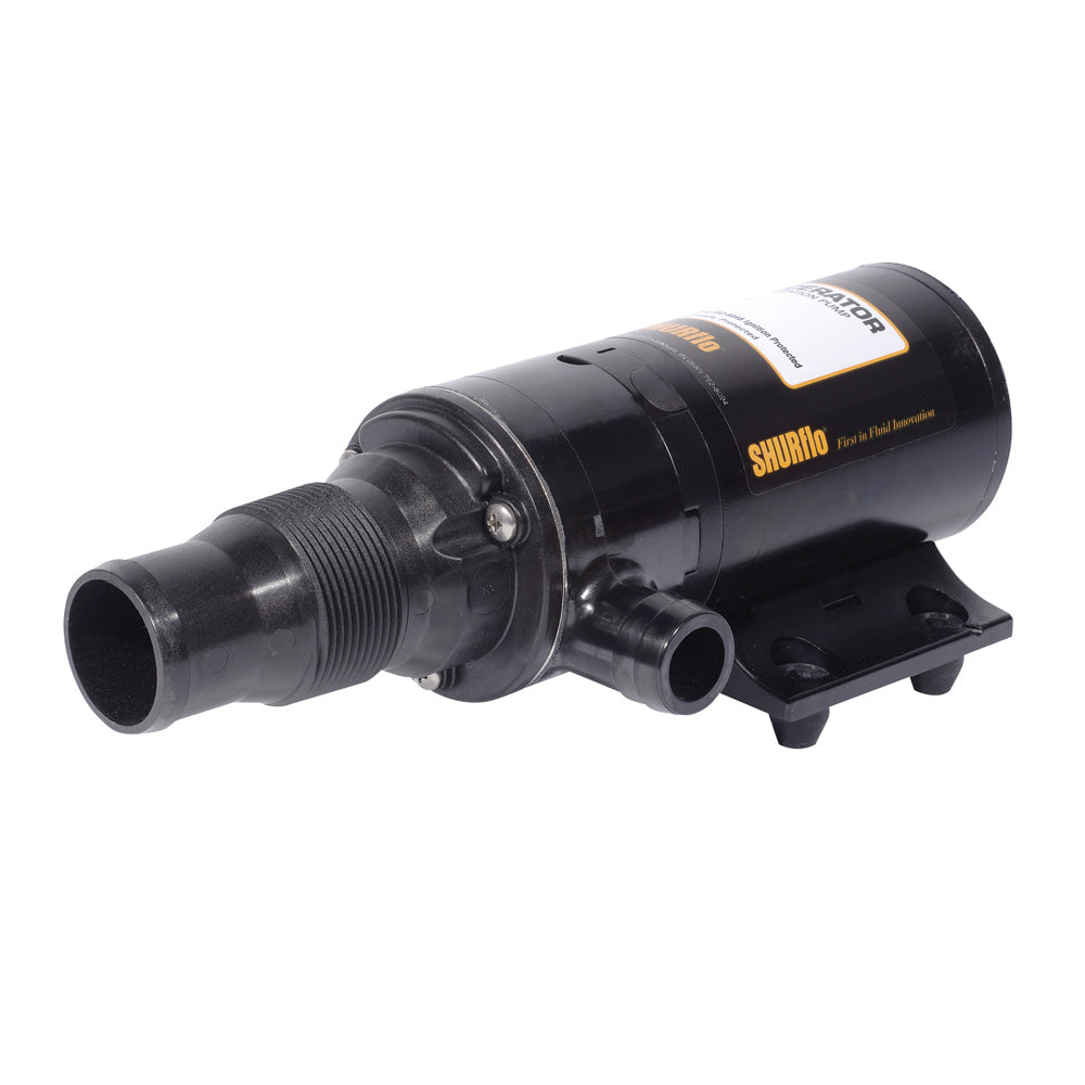 Shurflo by Pentair MACERATOR Pump w/180° Port - 12 VDC, 13 GPM — marine marine sanitation