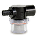 Shurflo by Pentair Twist-On Water Strainer - 1/2" Barb Inlet - Clear Bowl — marine strainers & baskets