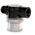 Shurflo by Pentair Twist-On Water Strainer - 1/2" Pipe Inlet - Clear Bowl — marine strainers & baskets