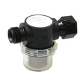 Shurflo by Pentair Swivel Nut Strainer - 1/2" Pipe Inlet - Clear Bowl — marine strainers & baskets