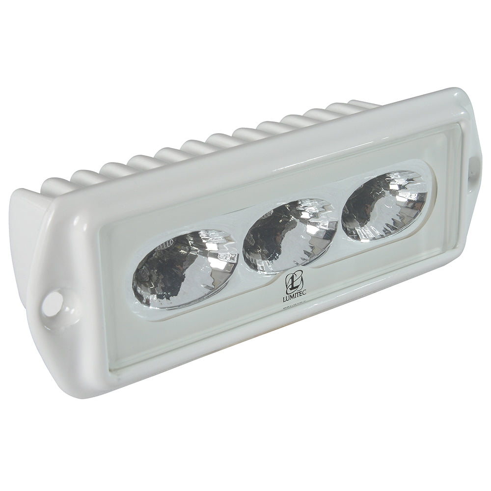Lumitec CapriLT - LED Flood Light - White Finish - White Non-Dimming — marine flood/spreader lights