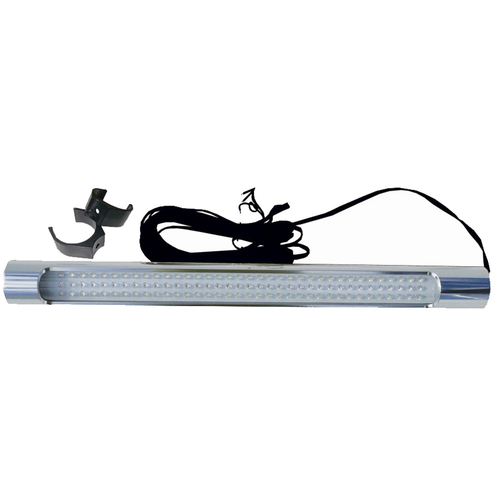 TACO Marine Taco T-Top Tube Light w/Aluminum Housing - White/Blue LEDs — marine interior / courtesy light