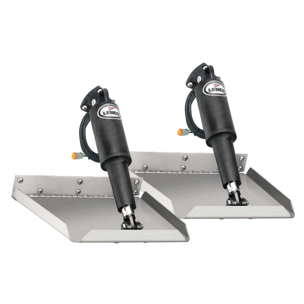 Lenco Marine Lenco 9" x 12" Edge Mount Trim Tab Kit w/o Switch — marine trim tabs