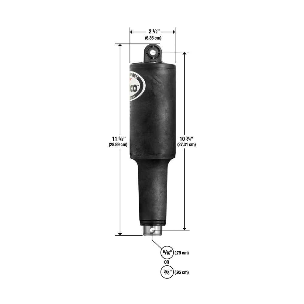Lenco Marine Lenco 101XD Extreme Duty Actuator - 12V - 2-1/4" Stroke w/Hardware — marine trim tab accessories