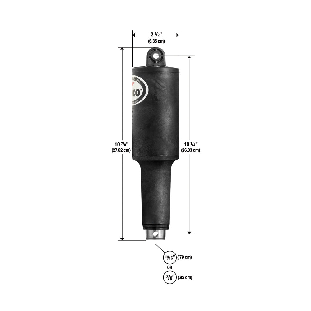 Lenco Marine Lenco 101XDS Short Extreme Duty Actuator - 12V - 2-1/4" Stroke w/3/8" Hardware — marine trim tab accessories