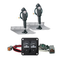 Lenco Marine Lenco 12" x 12" Standard Trim Tab Kit w/Double Rocker Switch Kit — marine trim tabs