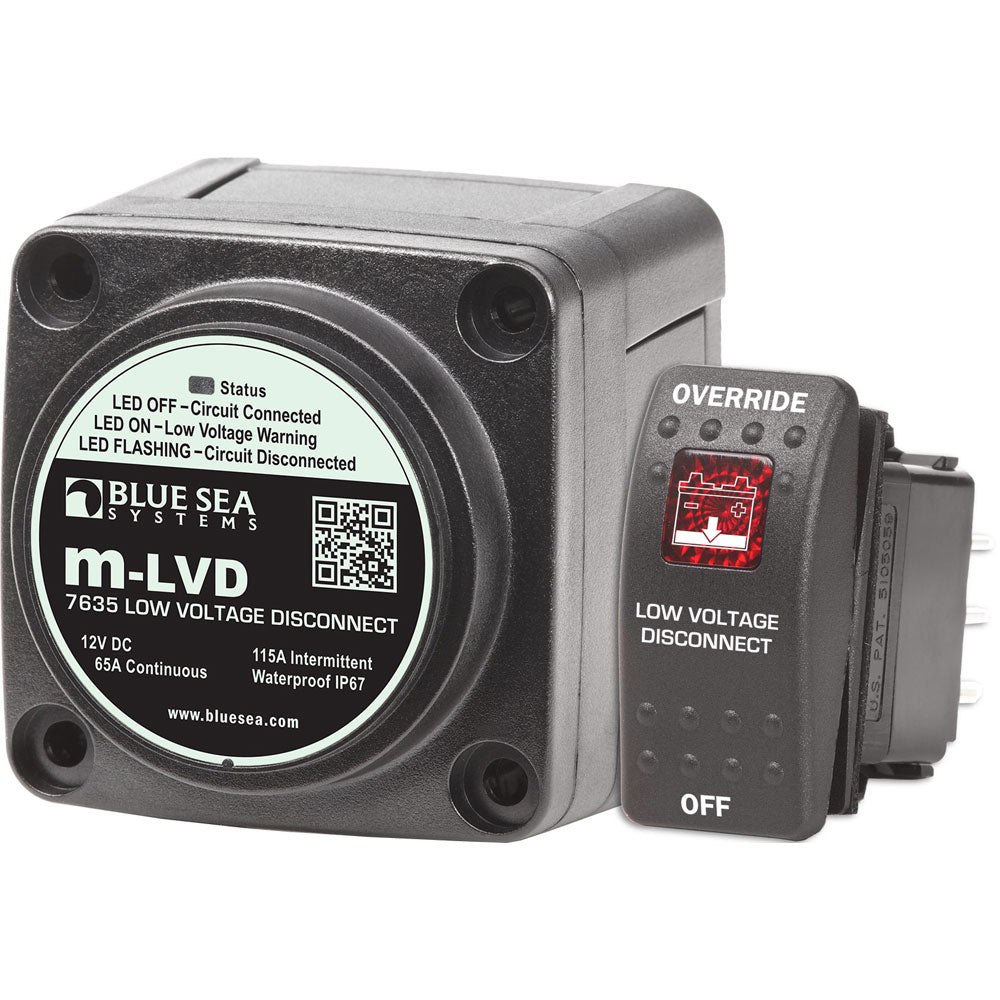 Blue Sea Systems Blue Sea 7635 m-LVD Low Voltage Disconnect — marine battery management