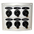 BEP Marine BEP Waterproof Panel - 6 Switches - White — marine electrical panels