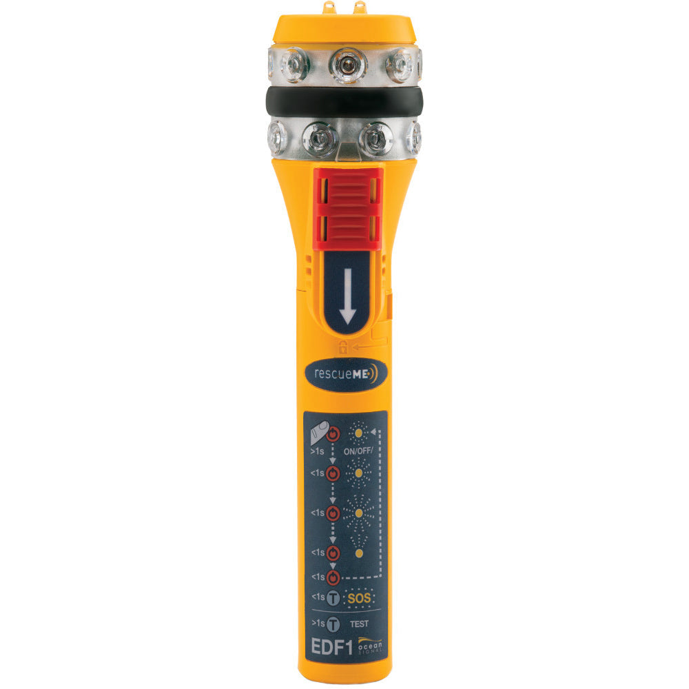 Ocean Signal rescueME EDF1 Electronic Distress Flare - 7 Mile Range — marine safety lights