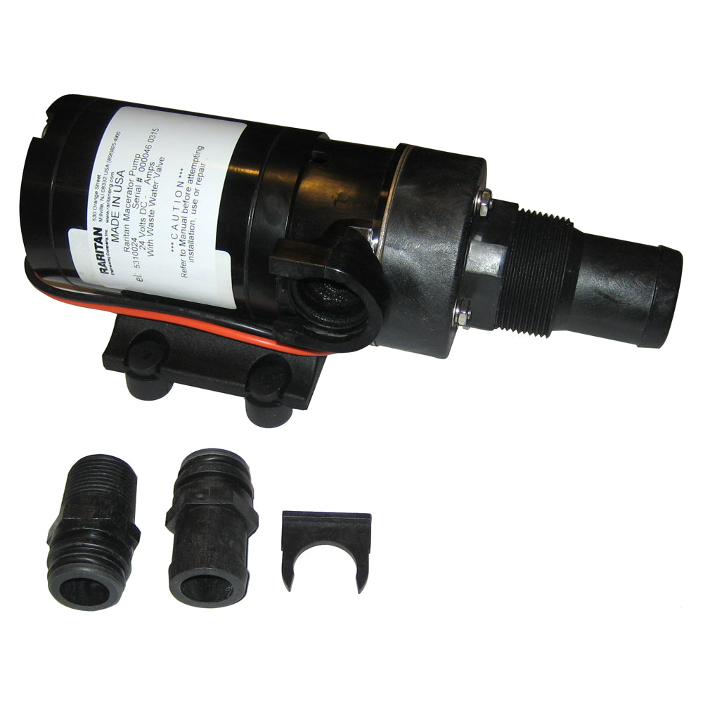 Raritan Macerator Pump - 24v w/Barb Adapter — marine marine sanitation