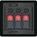 Blue Sea Systems Blue Sea 1148 Remote Control Panel w/(3) 2145 Remote Control Contura Switch — marine battery management