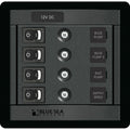 Blue Sea Systems Blue Sea 1455 4 Position Switch CLB Square — marine electrical panels