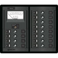 Blue Sea Systems Blue Sea 1464 12 Position Switch CLB + Meter Square — marine electrical panels