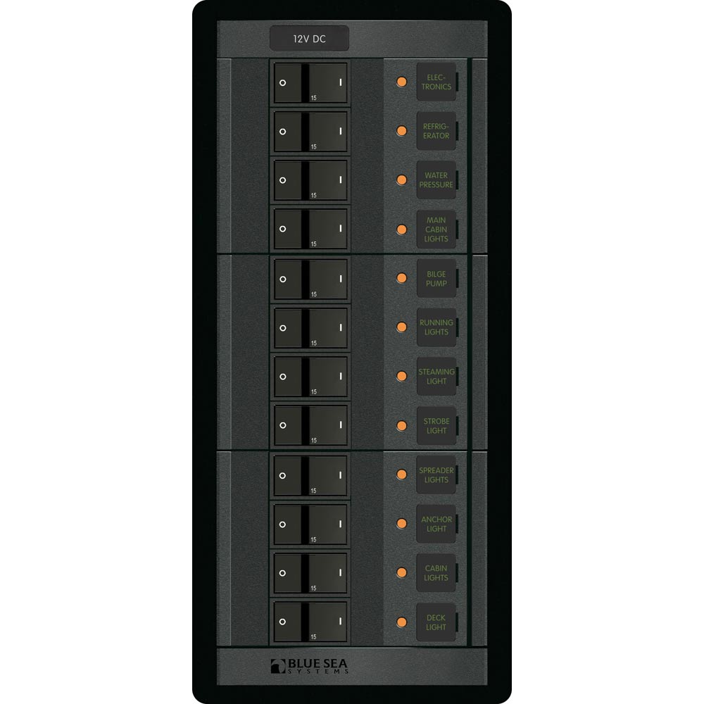 Blue Sea Systems Blue Sea 1223 12V DC 12 Position — marine electrical panels