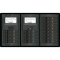 Blue Sea Systems Blue Sea 1201 12V DC 16 Position - w/DC Analog Voltmeter & Ammeter — marine electrical panels