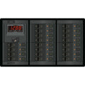 Blue Sea Systems Blue Sea 1221 12V DC Main + 19 Positions w/Digital Meter — marine electrical panels