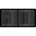 Blue Sea Systems Blue Sea 1230 120V AC Main + 6 Positions - Horizontal — marine electrical panels