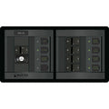Blue Sea Systems Blue Sea 1193 ELCI Main 30A Double Pole + 4 Positions Horizontal — marine electrical panels