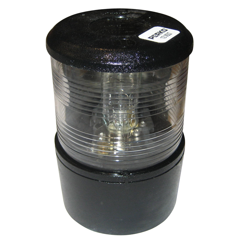 Perko Masthead Light f/Sail or Power Less Than 20M - 12VDC - Black Base Mount/White Light — marine navigation lights