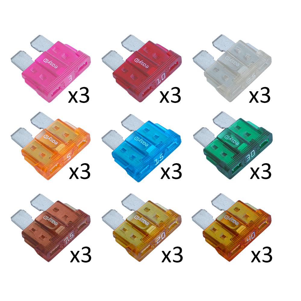 Blue Sea Systems Blue Sea 5290 easyID Fuse Kit — marine fuse blocks & fuses