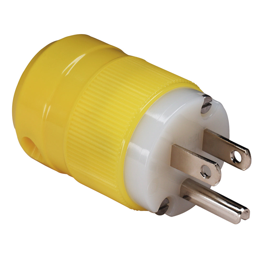 Marinco 15A Straight Blade Male Plug - 125V — marine shore power
