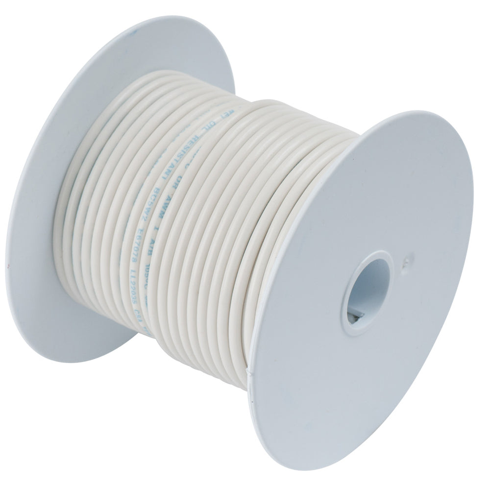 Ancor White 10 AWG Tinned Copper Wire - 100' — marine wire