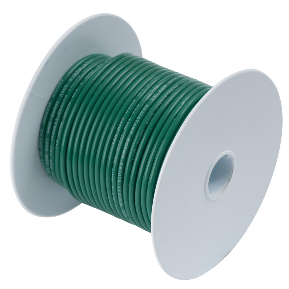 Ancor Green 14AWG Tinned Copper Wire - 100' — marine wire