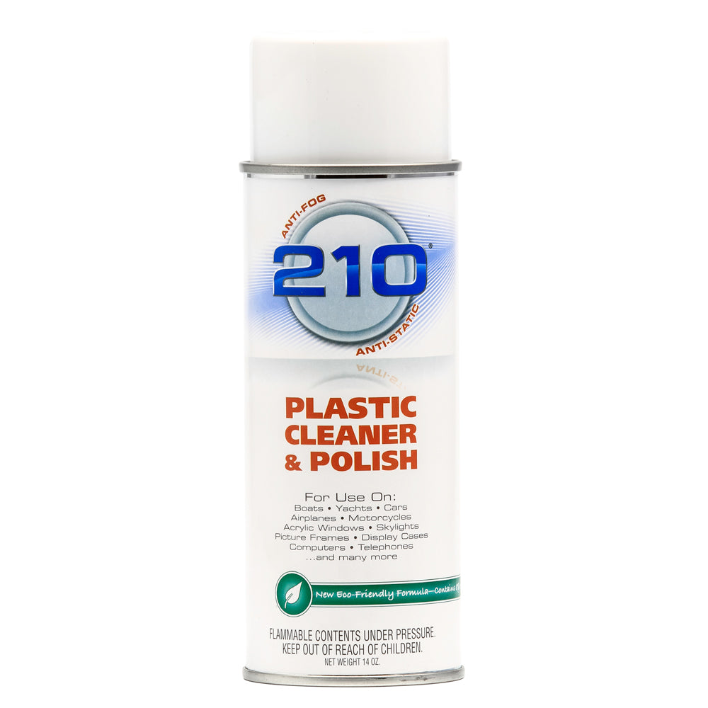 Camco 210 Plastic Cleaner Polish 14oz Spray — marine cleaning
