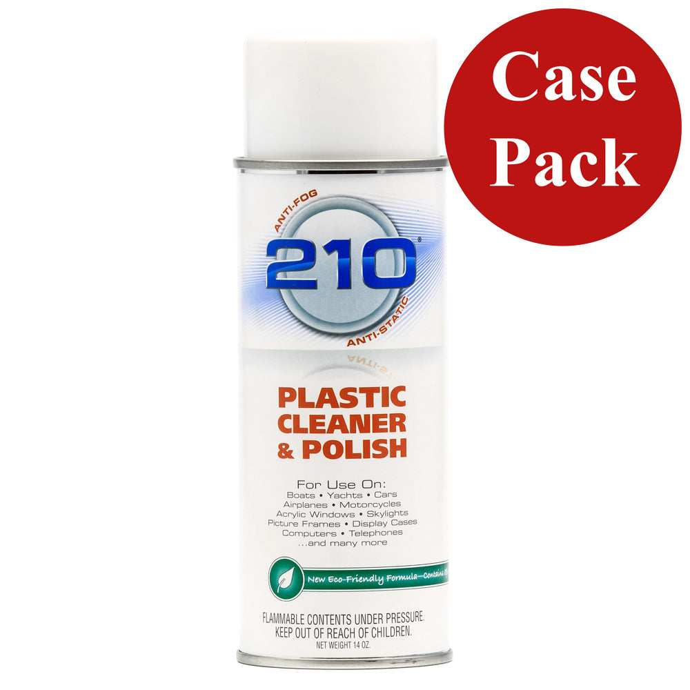 Camco 210 Plastic Cleaner Polish - 14oz Spray - Case of 12 — marine cleaning