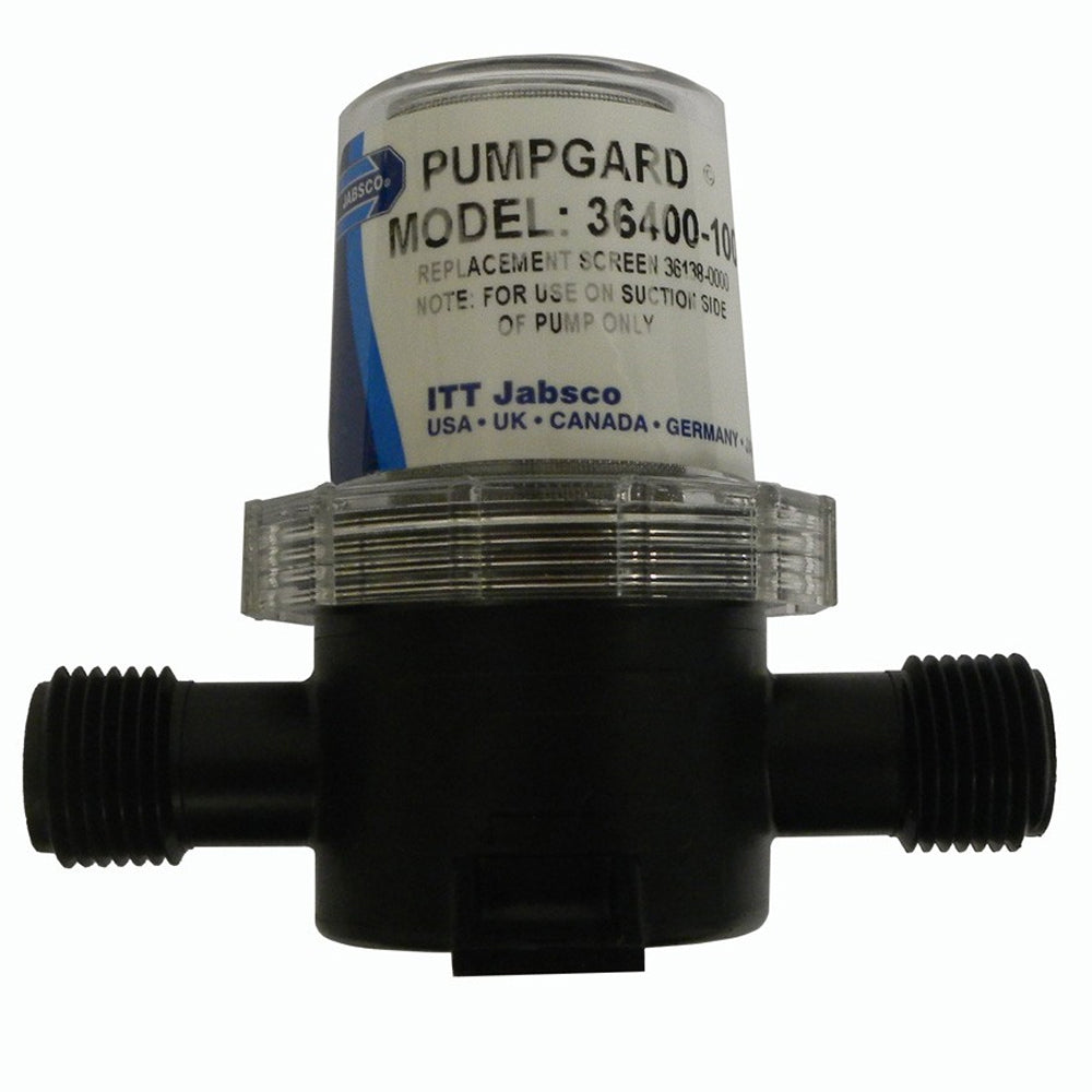 Jabsco Pumpguard In-Line Strainer - 1/2" NPT Port — marine strainers & baskets