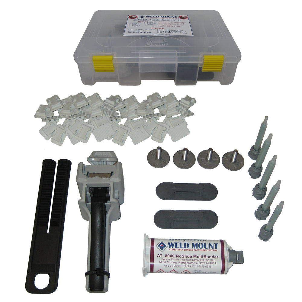 Weld Mount Adhesively Bonded Fastener Kit w/AT 8040 Adhesive — marine tools