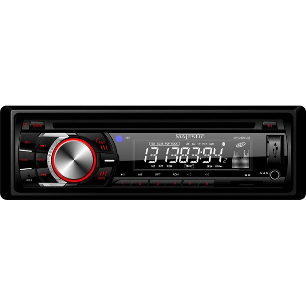 Majestic Global USA Majestic AM/FM Stereo w/DVD, CD, USB, SD, & Bluetooth — marine stereos