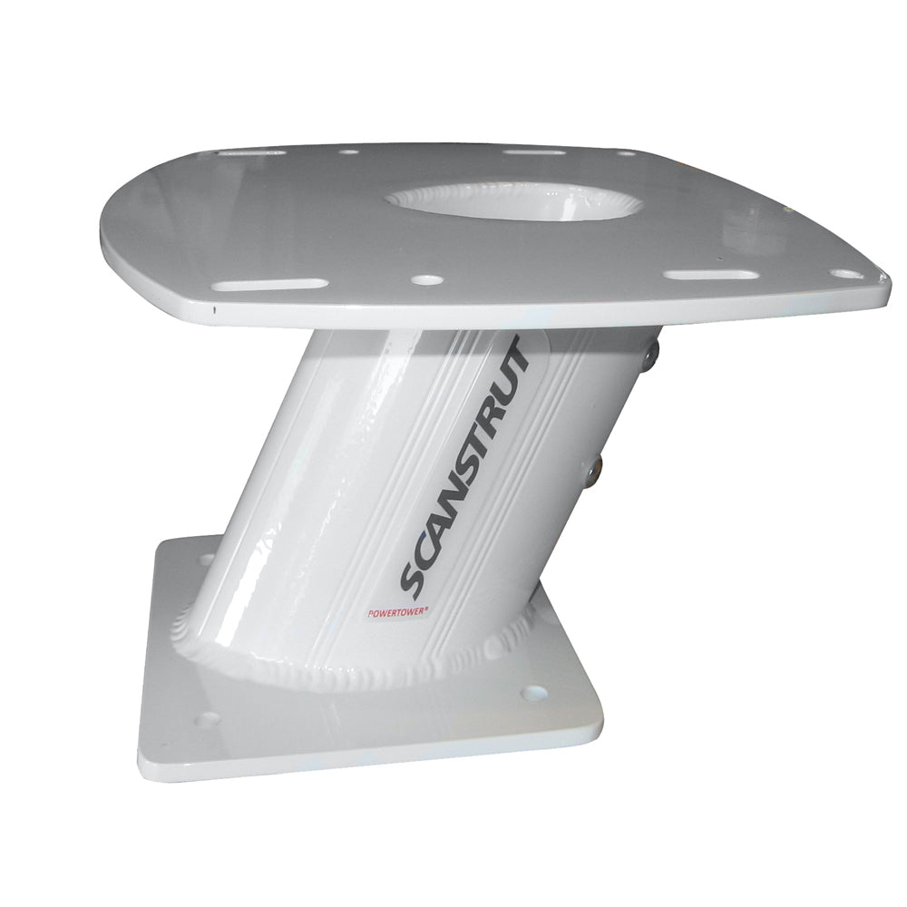Scanstrut APT-250-01 - Aluminum PowerTower® Radar Mount - 10" Aft Leaning — marine radar/tv mounts