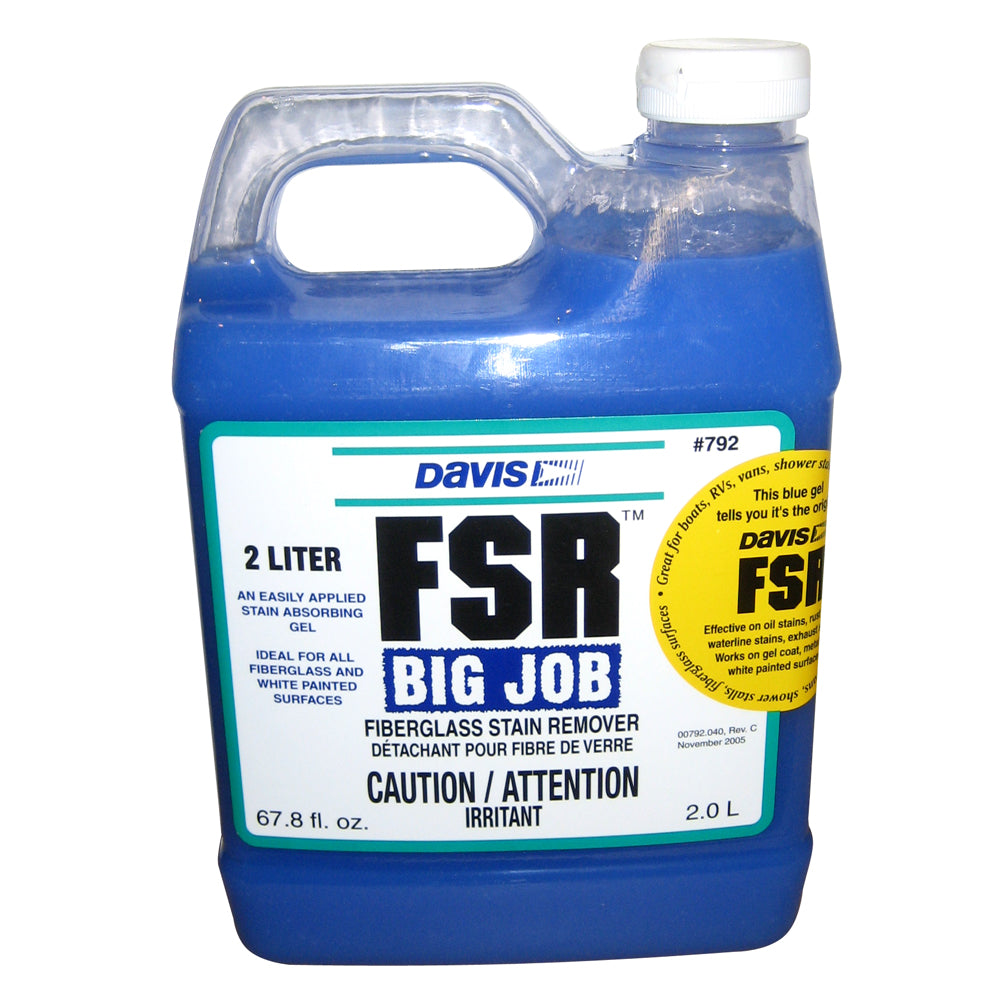 Davis Instruments Davis FSR Big Job Fiberglass Stain Remover - 2-Liter — marine cleaning